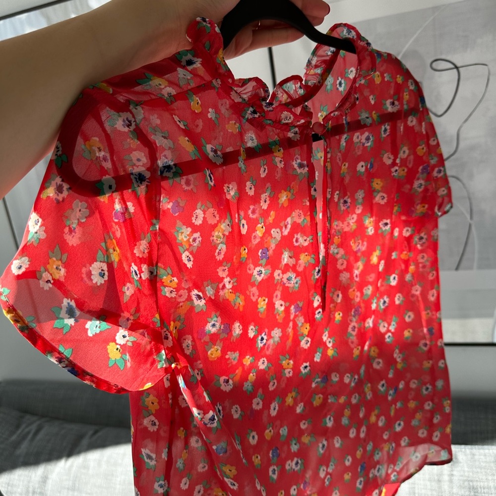 Floral top from Gianni Rodini Greece.
